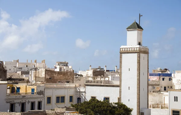 Moskén och hustaken Marocko essaouira — Stockfoto