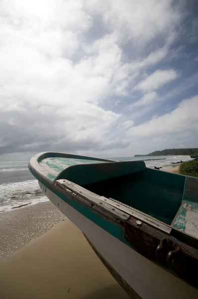 Fiske båt majs ön nicaragua — Stockfoto