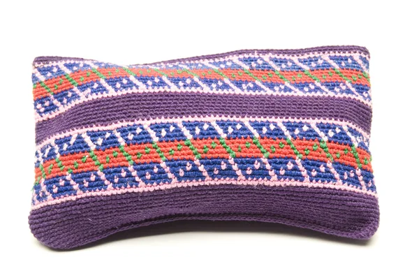 Borsa piccola in maglia realizzata in honduras — Foto Stock