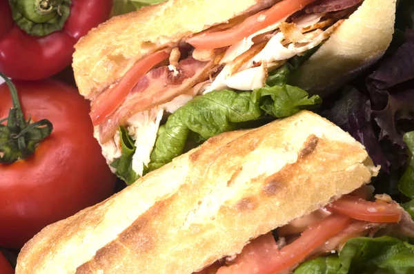 Sandwich di pollo gourmet — Foto Stock