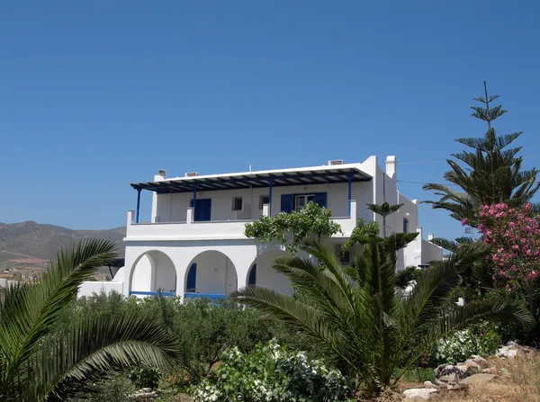 Cyclades greek island architecture on paros island — Stock Photo, Image