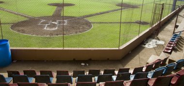 Baseball stadium Corn Island Nicaragua clipart