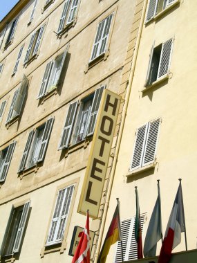 tipik otel mimari ajaccio Korsika Fransa