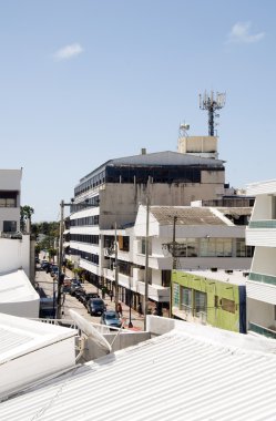 çatı görünümü downtown san andres ada Kolombiya Güney Amerika