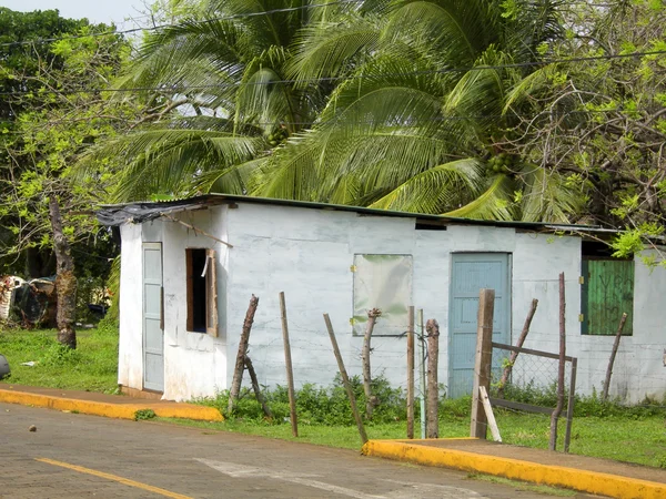 Mini mercato pupleria isola di mais nicaragua — Foto Stock