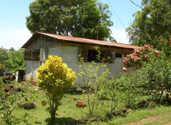 典型的房子玉米岛屿中美洲尼加拉瓜 — 图库照片