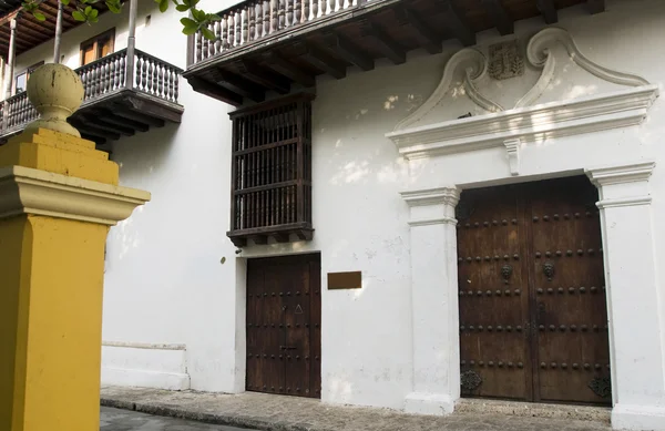 Entrada museu Bolivar Park Cartagena Colômbia — Fotografia de Stock