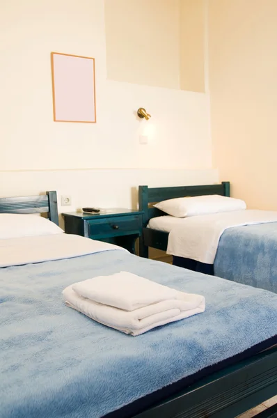 Gästehaus zimmer syros cyclades griechenland — Stockfoto