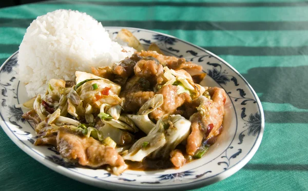 Chinese food twice cooked chicken — Stock Photo, Image