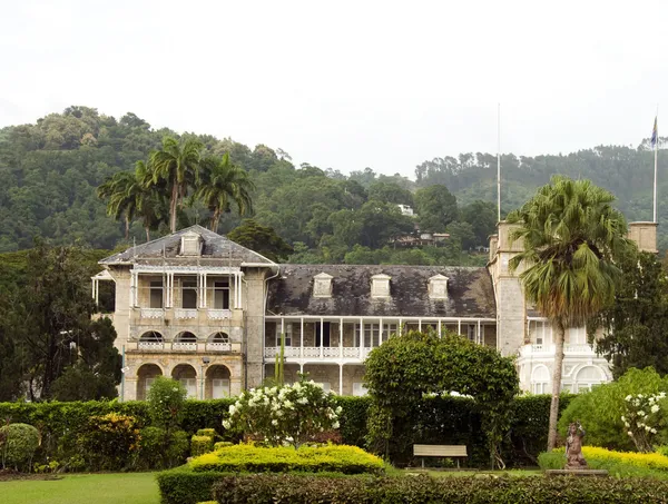 Presidentiële paleis haven van Spanje trinidad en tobago — Stockfoto