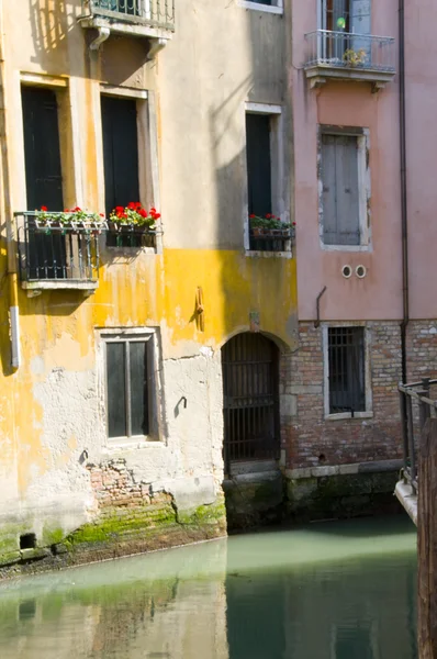 Escena del canal Venecia Italia —  Fotos de Stock