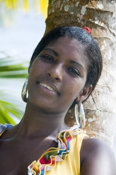 Native pretty young woman nicaragua — Stock Photo, Image