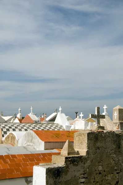 Dach Krypten Marine Friedhof Altstadt Bonifacio Korsika — Stockfoto