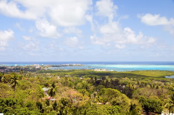 Panorama san andres island Karibiska havet colombia Sydamerika — Stockfoto