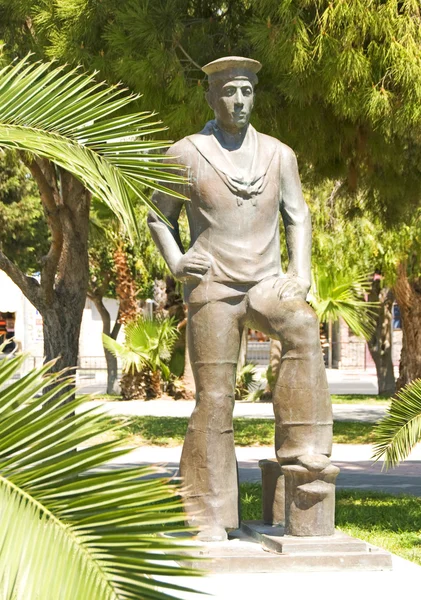 Sailor monument limassol Cyprus — Stock Photo, Image