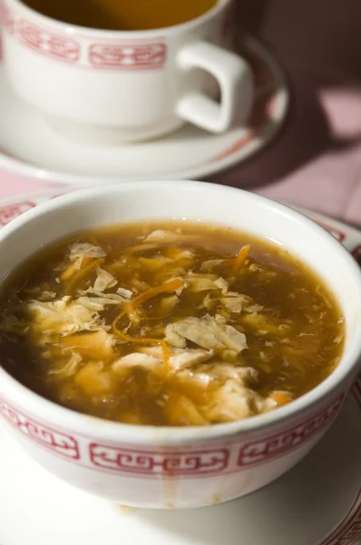 Chinesische scharfe und saure Suppe — Stockfoto