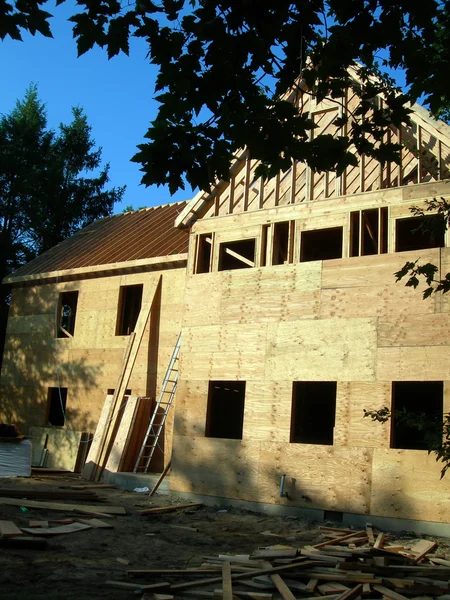 Ev yapım aşamasında — Stok fotoğraf