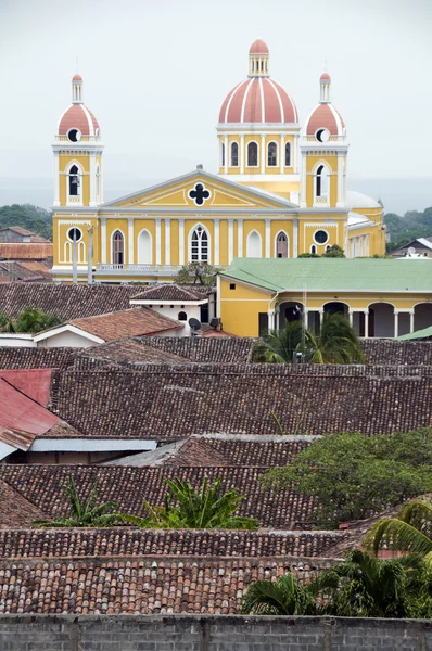 The cathedral of granada nicaragua — Stock Photo, Image