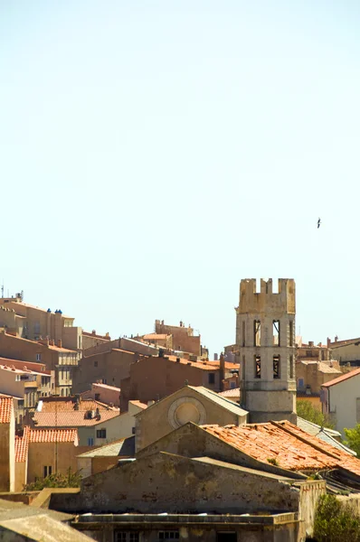 Medieval architecture bonifacio old town corsica — Stock Photo, Image