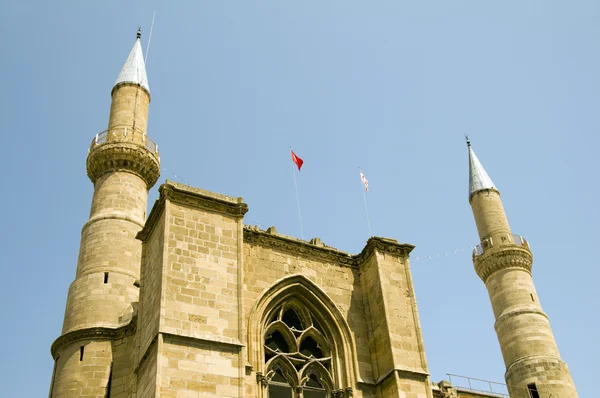 Moschea cattedrale e minareti lefkosia ciprus — Foto Stock