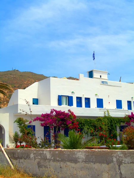 Greek Cyclades island Ios typical architecture — Stock Photo, Image