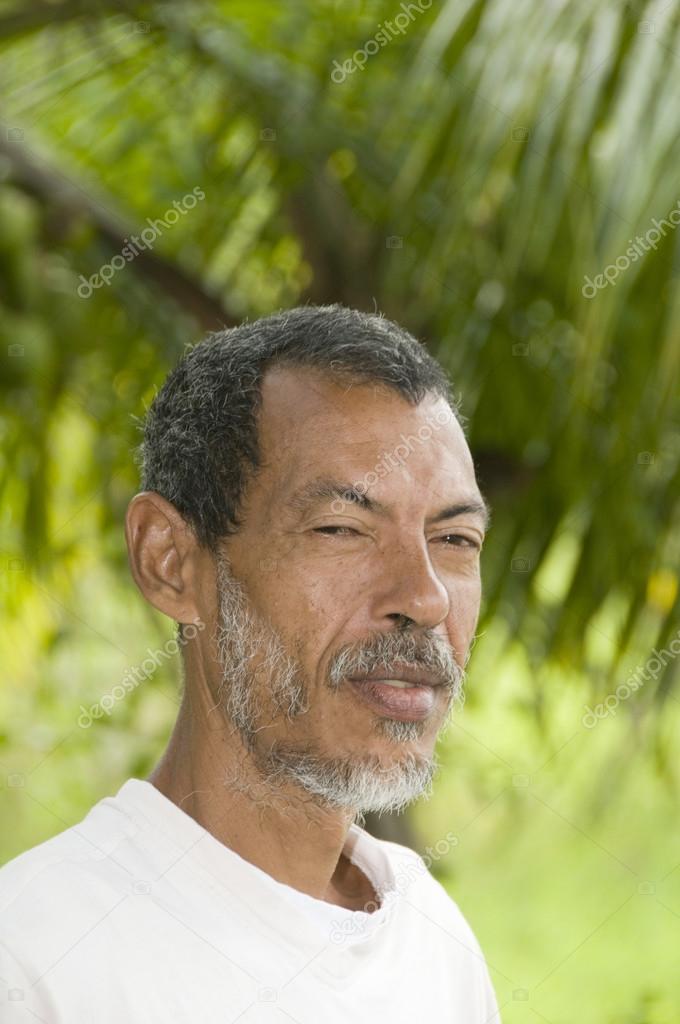 native Nicaraguan man portrait Corn Island Nicaragua
