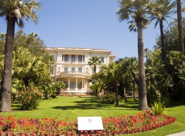 Musee Müzesi massena çiçek bahçesi Fransız riviera güzel Fransa