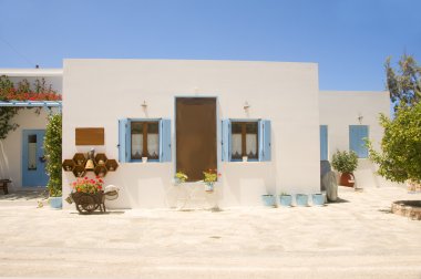 Kiklad Adaları beyaz mimari pollonia milos Yunan Adası Yunanistan