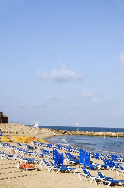 Playa Mar Mediterráneo Jaffa Tel-aviv Israel —  Fotos de Stock