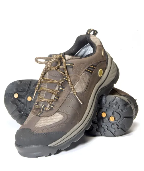 All terrain cross training hiking lightweight shoes Stock Photo