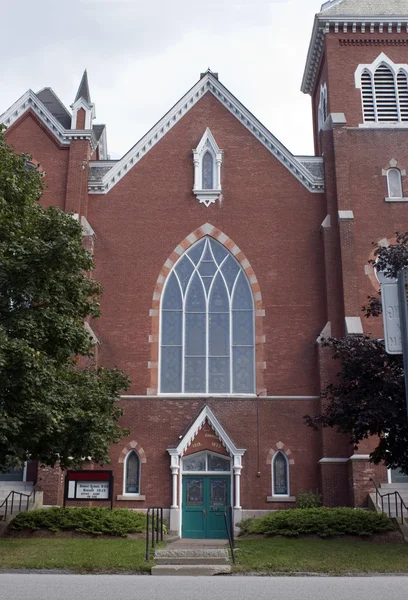 Igreja Metodista Unida de São Paulo St. Albans, Vermont — Fotografia de Stock