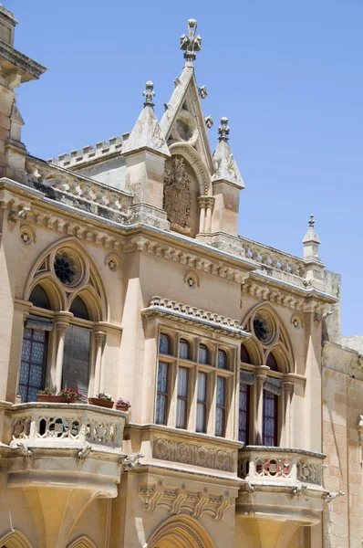 St. Pauls kathedraal plaza st. paul mdina malta — Stockfoto