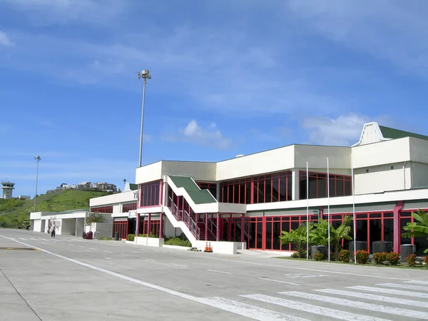 Международный аэропорт Мориса Бишопа St. George 's Grenada — стоковое фото