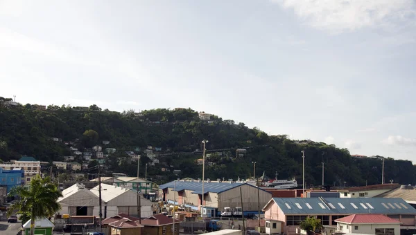 Porto de transporte St. George 's St. Vincent — Fotografia de Stock