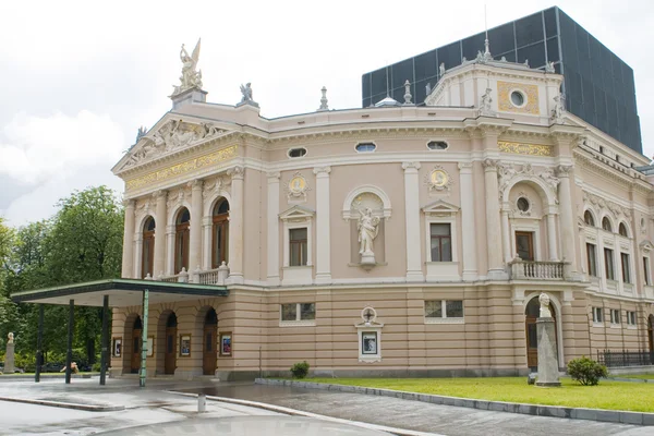 Nationella balett och opera house, Slovenien, ljubljana — Stockfoto