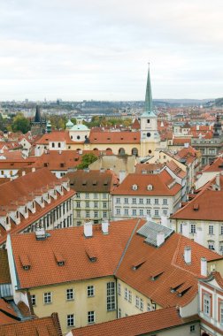 çatıları Prag