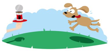 sevimli köpek ve gıda