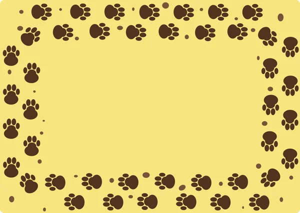 köpek çamurlu izler