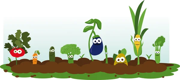 komik veggie bahçe