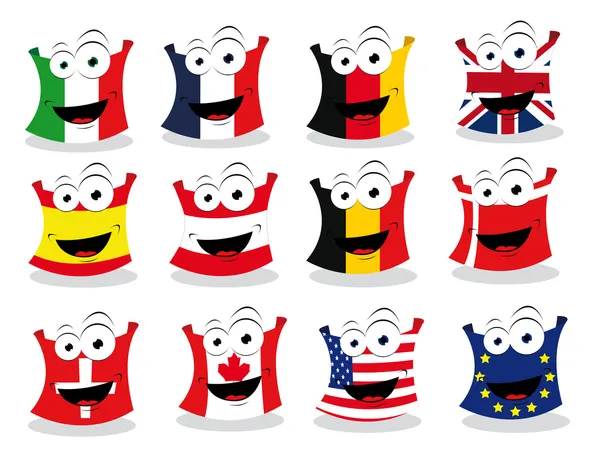 Funny Flags - Part II — Stock Vector