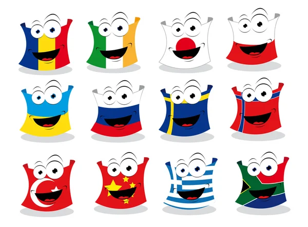 Funny Flags - Part I — Stock Vector