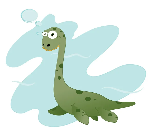 Monstro de Loch Ness — Vetor de Stock