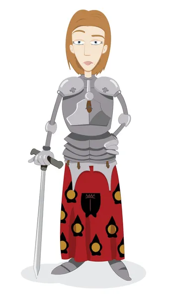 Joan of Arc — Stock Vector