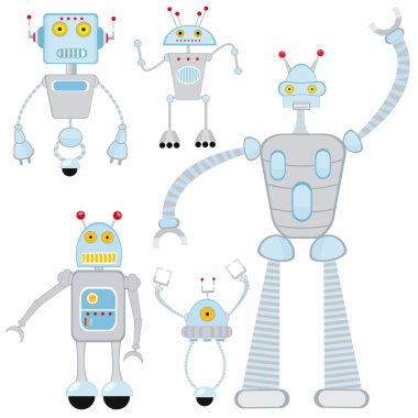Şirin robotlar.