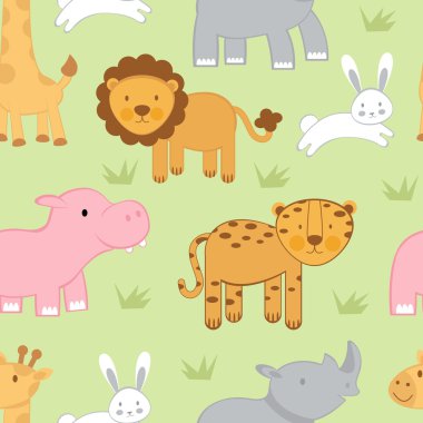 sevimli hayvanlar sorunsuz arka plan