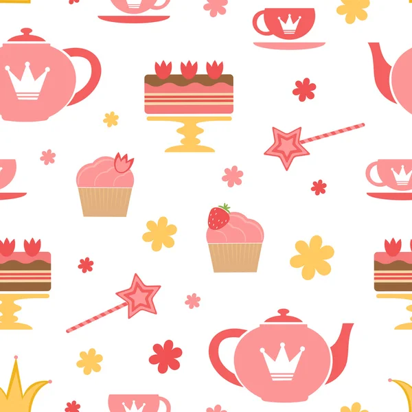 Royal tea party — Stock Vector