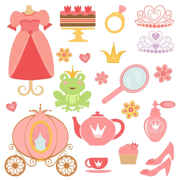 Princess collection — Stock Vector