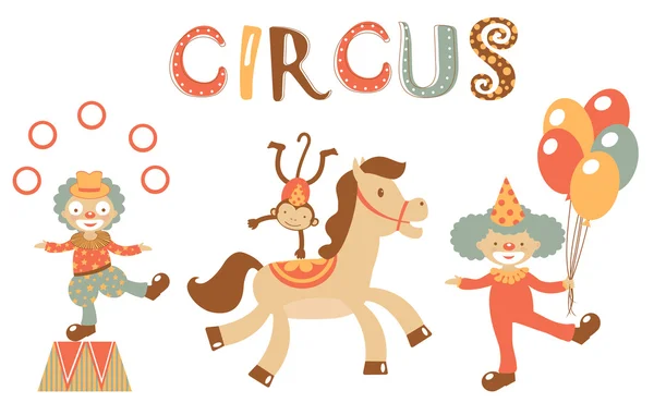 Circus set — Stockvector