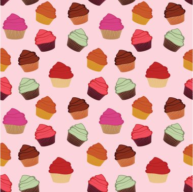 renkli kek sorunsuz arka plan