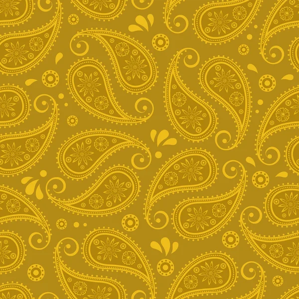 Oosterse paisley naadloze achtergrond — Stockvector